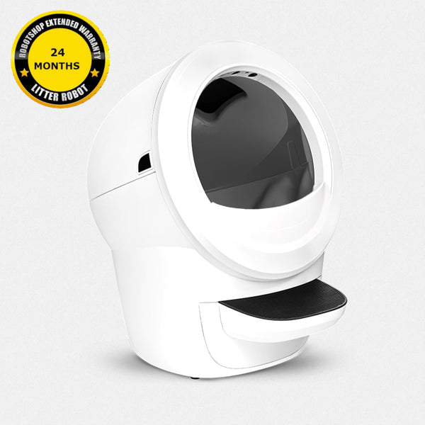 Litter-Robot 4 Automatic Litter Box (White) with 4-Year Warranty